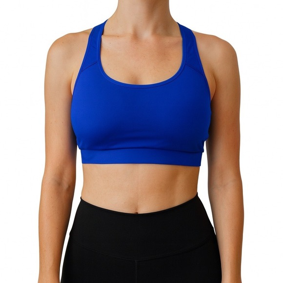 AVIA Blue Racerback Sports Bra Activewear Workout‎ Top XL - Picture 1 of 4